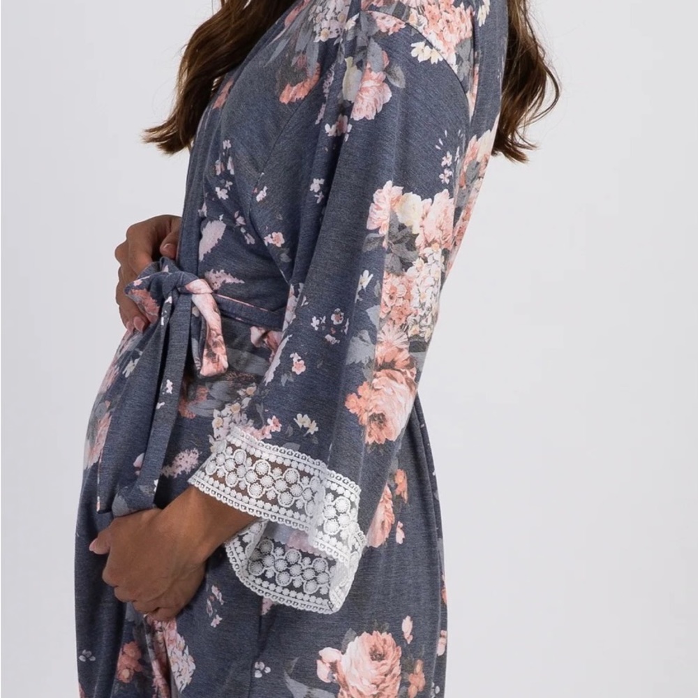 Pink Blush postpartum/maternity robe